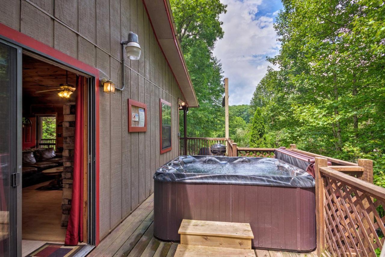 Bryson City Cabin In Smoky Mountains With Hot Tub! Esterno foto